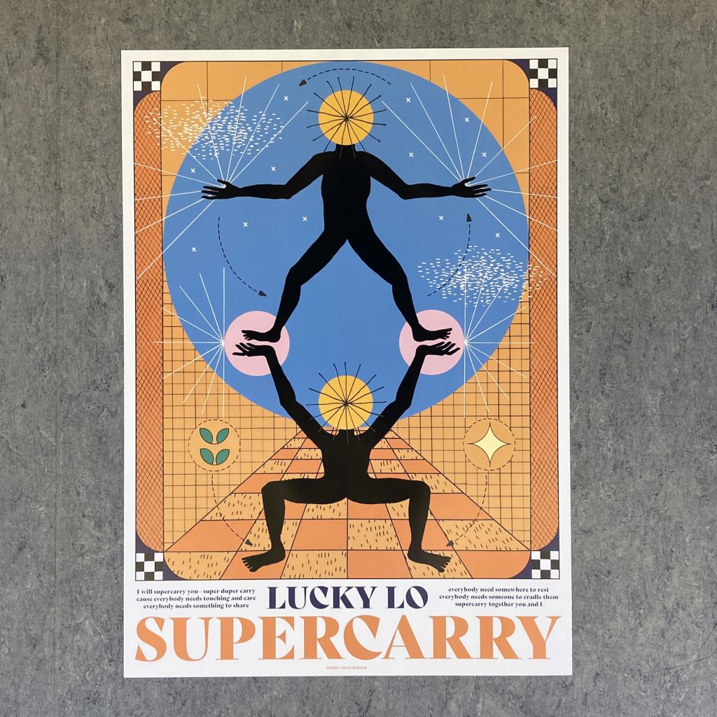 Lucky Lo - Supercarry - Poster - By Signe Bagger