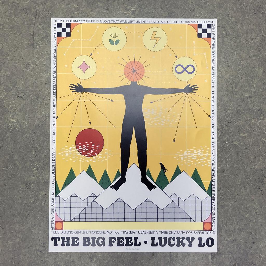 lucky lo - the big feel - poster
